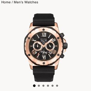 Bulova Marine Star Rose Gold Watch in great condition.